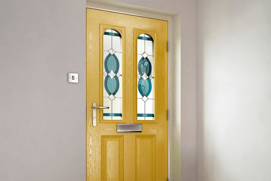 Timber front door 