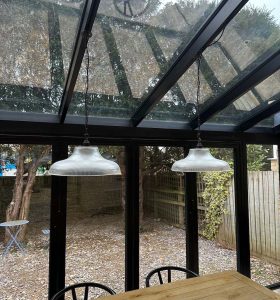 glass conservatory roof