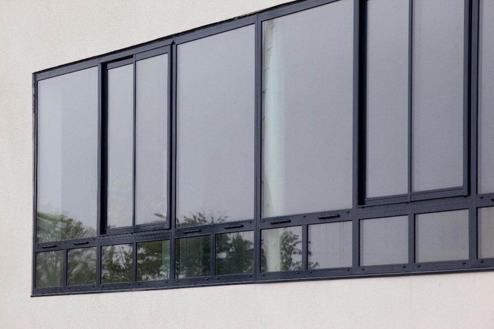 black aluk windows