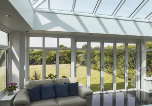 bespoke white conservatory