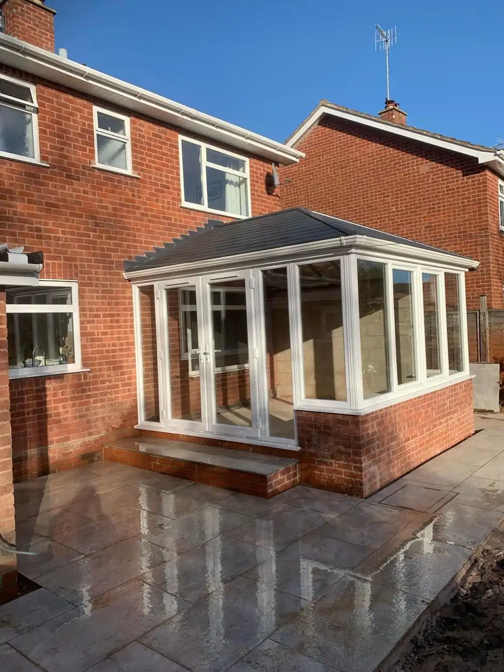 edwardian upvc conservatory.